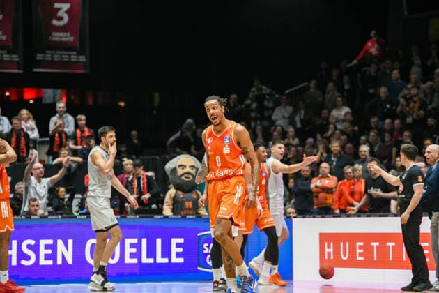 easyCredit Basketball Bundesliga, Matchday 21, Niners Chemnitz MLP Academics Heidelberg 18 02 2026 from 20 Copyright: xEHLxMedia MichelxKöhlerx 20261802-Niners-Heidelberg_131