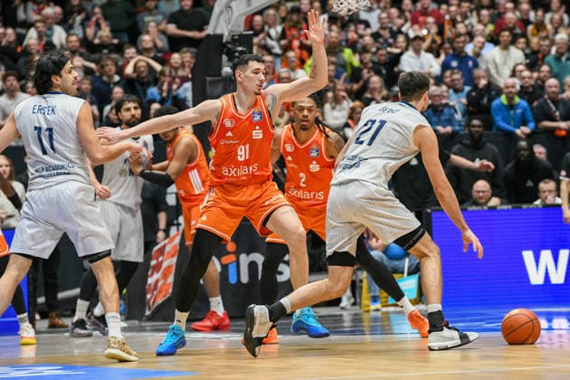 easyCredit Basketball Bundesliga, Matchday 21, Niners Chemnitz MLP Academics Heidelberg 18 02 2026 from 20 Copyright: xEHLxMedia MichelxKöhlerx 20261802-Niners-Heidelberg_137