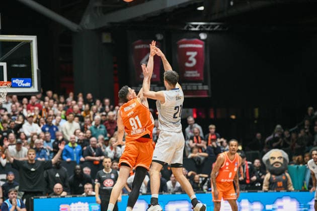 easyCredit Basketball Bundesliga, Matchday 21, Niners Chemnitz MLP Academics Heidelberg 18 02 2026 from 20 Copyright: xEHLxMedia MichelxKöhlerx 20261802-Niners-Heidelberg_138