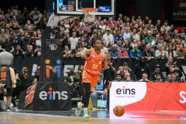 easyCredit Basketball Bundesliga, Matchday 21, Niners Chemnitz MLP Academics Heidelberg 18 02 2026 from 20 Copyright: xEHLxMedia MichelxKöhlerx 20261802-Niners-Heidelberg_139