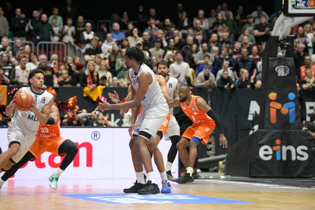 easyCredit Basketball Bundesliga, Matchday 21, Niners Chemnitz MLP Academics Heidelberg 18 02 2026 from 20 Copyright: xEHLxMedia MichelxKöhlerx 20261802-Niners-Heidelberg_145