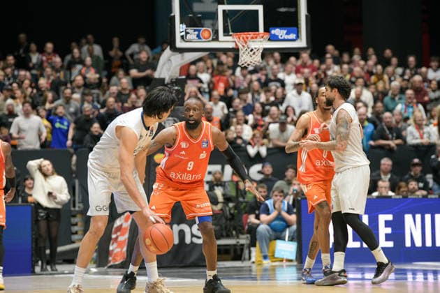 easyCredit Basketball Bundesliga, Matchday 21, Niners Chemnitz MLP Academics Heidelberg 18 02 2026 from 20 Copyright: xEHLxMedia MichelxKöhlerx 20261802-Niners-Heidelberg_148