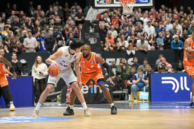 easyCredit Basketball Bundesliga, Matchday 21, Niners Chemnitz MLP Academics Heidelberg 18 02 2026 from 20 Copyright: xEHLxMedia MichelxKöhlerx 20261802-Niners-Heidelberg_149