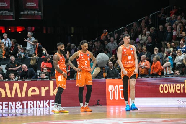 easyCredit Basketball Bundesliga, Matchday 21, Niners Chemnitz MLP Academics Heidelberg 18 02 2026 from 20 Copyright: xEHLxMedia MichelxKöhlerx 20261802-Niners-Heidelberg_151