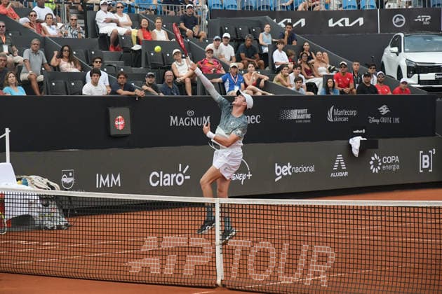 rio open, etapa do ATP, Tennis Herren world tour 500 Rio de Janeiro (RJ), 02 18 2026 - Rio Open ATP 500 RJ - Joao Fonseca (BRA) during the Rio Open, a stage of the ATP World Tour 500, which takes place at the Jockey Club Brasileiro in Gavea, South Zone of Rio de Janeiro, this Wednesday, February 18, 2026. (Foto: Clever Felix Thenews2 imago images) SPO  Copyright: xCleverxFelixx