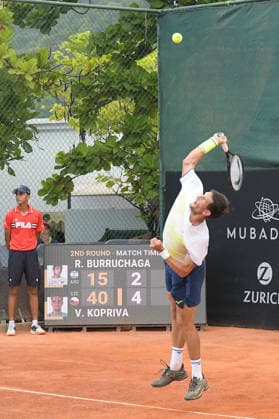 rio open, etapa do ATP, Tennis Herren world tour 500 Rio de Janeiro (RJ), 18 02 2026 - Rio Open ATP 500 RJ - Vit Kopriva (CZE) during the Rio Open, a stage of the ATP World Tour 500, which takes place at the Jockey Club Brasileiro in Gavea, South Zone of Rio de Janeiro, this Wednesday, February 18, 2026. (Foto: Clever Felix Thenews2 imago images) SPO  Copyright: xCleverxFelixx