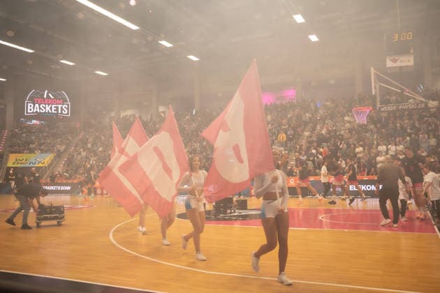 Germany 1 Bundesliga Basketball easyCredit BBL 2025 2026 Telekom Bonn vs SC RASTA Vechta 21 Matchday, 18 02 2026 Telekom Dome Bonn Matchday Atmosphere Copyright: xOrhanxHabashx