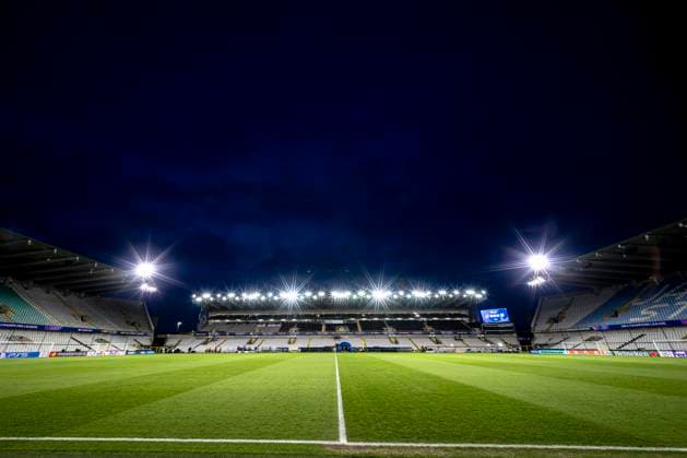 Stadium overview, during the match Club Brugge KV vs Atletico de Madrid at the Jan Breydelstadion for the Champions League KO play offs 1st leg season 2025 2026 in BRUGGE, Belgium on 18 february 2026 Photo by Stefan Koops EYE4IMAGES DeFodi Images