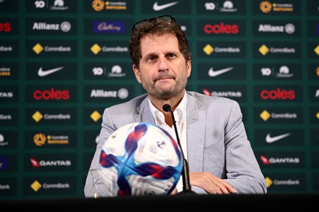 SOCCER MATILDAS PRESSER, Matildas Head Coach Joe Montemurro speaks to media at CommBank Stadium in Sydney, Thursday, February 19, 2026. The Matildas Squad has been announced for the upcoming AFC Women™s Asian Cup Australia 2026. ( NO ARCHIVING, EDITORIAL USE ONLY SYDNEY NEW SOUTH WALES AUSTRALIA  Copyright: xBIANCAxDExMARCHIx 20260219117189225387