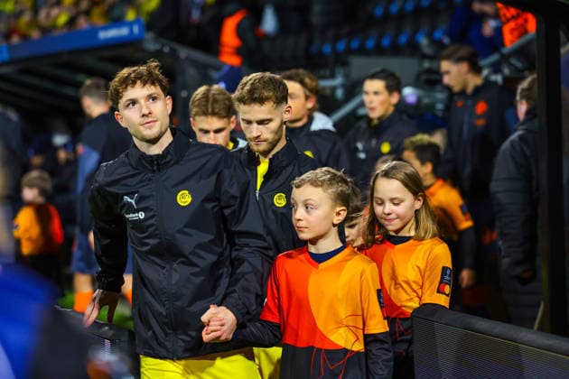 Football, Champions League 2025 2026 Bodo Glimt Inter 3 1 Bodo 20260218 Bodo Glimts Hakon Evjen in the Champions League football match between Bodo Glimt and Inter at Aspmyra Stadium Photo Thomas Andersen NTB Bodo Norway EDITORIAL USE ONLY RESTRICTED USE FOR BETTING COMPANIES  Copyright: xThomasxAndersenx xNTBx