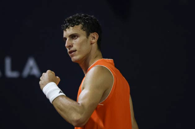 RIO DE JANEIRO (RJ), 18 02 2026- SPORTS TENNIS RIO OPEN - RIO OPEN 2026 ATP, Tennis Herren 500 - Match between Y. Hanfmann vs JM Cerundolo, held at the Jockey Club Brasileiro, Rio de Janeiro, this Wednesday (18). (Photo: Renan Areias Photo Premium SPP) (Renan Areias, Renan Areias SPP) Copyright: xRenanxAreias,xRenanxAreiasx xSPPx spp-en-ReArReAr-renan_areias_photo_premium_340599