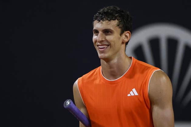 RIO DE JANEIRO (RJ), 18 02 2026- SPORTS TENNIS RIO OPEN - RIO OPEN 2026 ATP, Tennis Herren 500 - Match between Y. Hanfmann vs JM Cerundolo, held at the Jockey Club Brasileiro, Rio de Janeiro, this Wednesday (18). (Photo: Renan Areias Photo Premium SPP) (Renan Areias, Renan Areias SPP) Copyright: xRenanxAreias,xRenanxAreiasx xSPPx spp-en-ReArReAr-renan_areias_photo_premium_340600