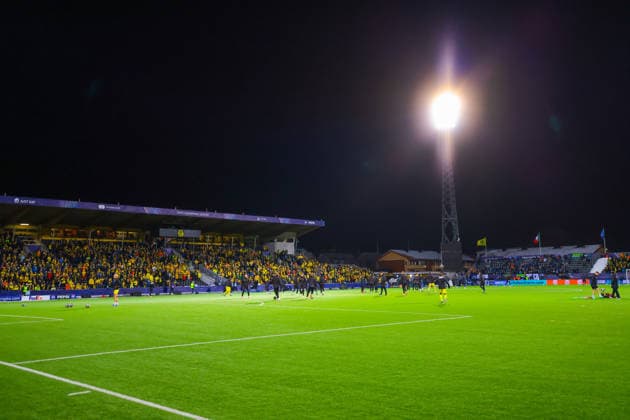 Football, Champions League 2025 2026 Bodo Glimt Inter 3 1 Bodo 20260218 The Champions League football match between Bodo Glimt and Inter at Aspmyra Stadium Photo Thomas Andersen NTB Bodo Norway EDITORIAL USE ONLY RESTRICTED USE FOR BETTING COMPANIES  Copyright: xThomasxAndersenx xNTBx