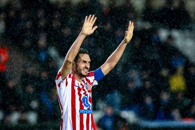 Atletico de Madrid midfielder Koke, during the match Club Brugge KV vs Atletico de Madrid at the Jan Breydelstadion for the Champions League KO play offs 1st leg season 2025 2026 in BRUGGE, Belgium on 18 february 2026 Photo by Stefan Koops EYE4IMAGES DeFodi Images