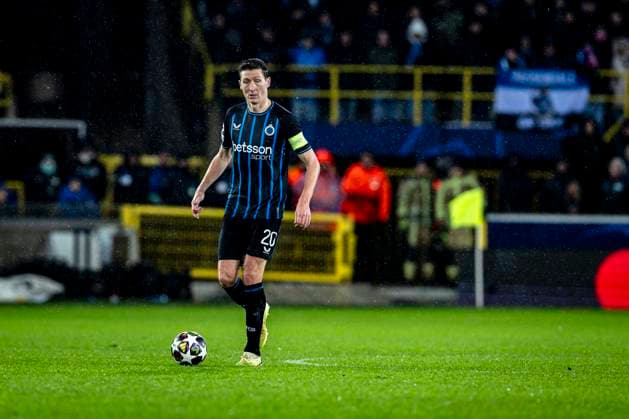Club Brugge midfielder Hans Vanaken, during the match Club Brugge KV vs Atletico de Madrid at the Jan Breydelstadion for the Champions League KO play offs 1st leg season 2025 2026 in BRUGGE, Belgium on 18 february 2026 Photo by Stefan Koops EYE4IMAGES DeFodi Images