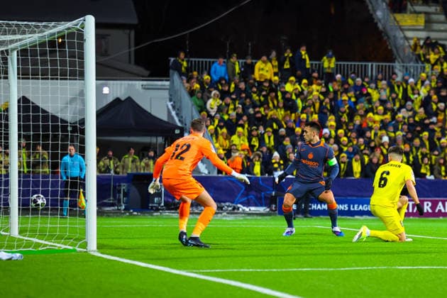 Football, Champions League 2025 2026 Bodo Glimt Inter 3 1 Bodo 20260218 Bodo Glimt s goalkeeper Nikita Haikin in the Champions League football match between Bodo Glimt and Inter at Aspmyra Stadium Photo Thomas Andersen NTB Bodo Norway EDITORIAL USE ONLY RESTRICTED USE FOR BETTING COMPANIES  Copyright: xThomasxAndersenx xNTBx
