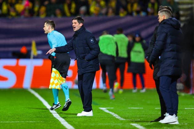 Football, Champions League 2025 2026 Bodo Glimt Inter Bodo 20260218 Inter s head coach Cristian Chivu in the Champions League football match between Bodo Glimt and Inter at Aspmyra Stadium Photo Thomas Andersen NTB Bodo Norway EDITORIAL USE ONLY RESTRICTED USE FOR BETTING COMPANIES  Copyright: xThomasxAndersenx xNTBx