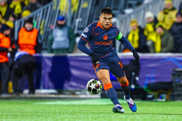 Football, Champions League 2025 2026 Bodo Glimt Inter Bodo 20260218 Inters Lautaro Martinez during the Champions League football match between Bodo Glimt and Inter at Aspmyra Stadium Photo Mats Torbergsen NTB Bodo Norway EDITORIAL USE ONLY RESTRICTED USE FOR BETTING COMPANIES  Copyright: xMatsxTorbergsenx xNTBx