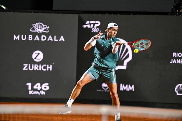 Rio Open 2026 RIO DE JANEIRO, RJ - 18.02.2026: RIO OPEN 2026 - Alejandro Tabilo in a match against Francesco Passaro on the Guga Kuerten Court, during the 11th edition of the Rio Open, held at the Jockey Club Brasileiro, on the afternoon of this Wednesday (18), in Rio de Janeiro. (Photo: Celso Pupo Fotoarena) x2890962x  CelsoxPupo