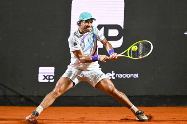 Rio Open 2026 RIO DE JANEIRO, RJ - 18.02.2026: RIO OPEN 2026 - Alejandro Tabilo in a match against Francesco Passaro on the Guga Kuerten Court, during the 11th edition of the Rio Open, held at the Jockey Club Brasileiro, on the afternoon of this Wednesday (18), in Rio de Janeiro. (Photo: Celso Pupo Fotoarena) x2890968x  CelsoxPupo