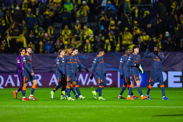 Football, Champions League 2025 2026 Bodo Glimt Inter 3 1 Bodo 20260218 Inter s player leaves the pitch after losing 3 1 in the Champions League football match between Bodo Glimt and Inter at Aspmyra Stadium Photo Thomas Andersen NTB Bodo Norway EDITORIAL USE ONLY RESTRICTED USE FOR BETTING COMPANIES  Copyright: xThomasxAndersenx xNTBx