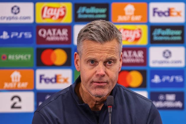 Football, Champions League 2025 2026 Bodo Glimt Inter 3 1 Bodo 20260218 Bodo Glimt s coach Kjetil Knutsen after the Champions League football match between Bodo Glimt and Inter at Aspmyra Stadium Photo Thomas Andersen NTB Bodo Norway EDITORIAL USE ONLY RESTRICTED USE FOR BETTING COMPANIES  Copyright: xThomasxAndersenx xNTBx