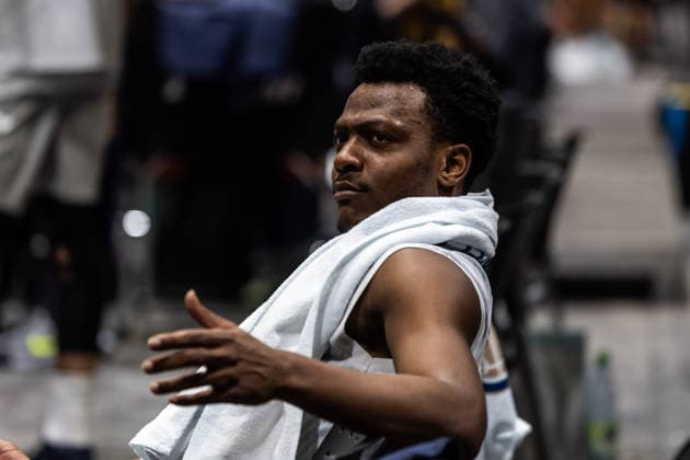 GER, easy Credit Basketball Bundesliga, Niners Chemnitz MLP Academics Heidelberg 18 02 2026, Messe, Chemnitz, GER, easy Credit Basketball Bundesliga, Niners Chemnitz MLP Academics Heidelberg Damariae Horne MLP Academics Heidelberg 0 Foto Alexander Trienitz Chemnitz Messe Sachsen Germany