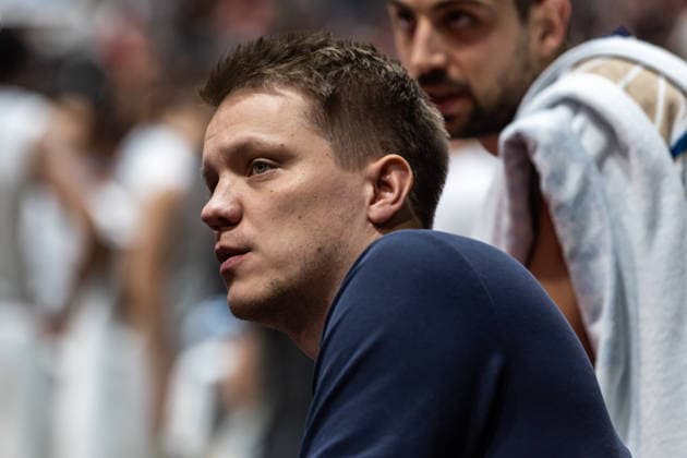 GER, easy Credit Basketball Bundesliga, Niners Chemnitz MLP Academics Heidelberg 18 02 2026, Messe, Chemnitz, GER, easy Credit Basketball Bundesliga, Niners Chemnitz MLP Academics Heidelberg Alex Vogel, Sports Director MLP Academics Heidelberg Photo Alexander Trienitz Chemnitz Messe Sachsen Germany