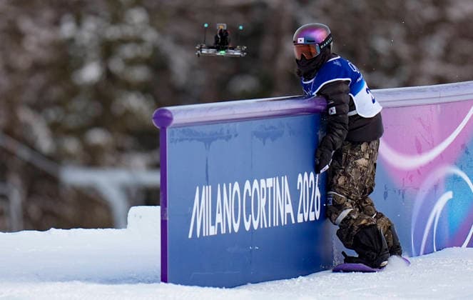 260218 -- LIVIGNO, Feb. 18, 2026 -- Yu Seungeun of South Korea competes during the snowboard women s slopestyle final at the Milan-Cortina 2026 Olympic Winter games, Winterspiele,Spiele, Summer games in Livigno, Italy, Feb. 18, 2026. MICO2026ITALY-LIVIGNO-OLYMPIC WINTER GAMES-SNOWBOARD-WOMEN S SNOWBOARD SLOPESTYLE-FINAL XiaxYifang  (MICO2026)ITALY-LIVIGNO-OLYMPIC WINTER GAMES-SNOWBOARD-WOMEN S SNOWBOARD SLOPESTYLE-FINAL IMAGO XiaxYifang  imago images 0847986644