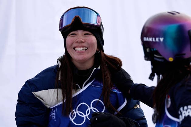 260218 -- LIVIGNO, Feb. 18, 2026 -- Fukada Mari of Japan reacts during the snowboard women s slopestyle final at the Milan-Cortina 2026 Olympic Winter games, Winterspiele,Spiele, Summer games in Livigno, Italy, Feb. 18, 2026. MICO2026ITALY-LIVIGNO-OLYMPIC WINTER GAMES-SNOWBOARD-WOMEN S SNOWBOARD SLOPESTYLE-FINAL WangxPeng  (MICO2026)ITALY-LIVIGNO-OLYMPIC WINTER GAMES-SNOWBOARD-WOMEN S SNOWBOARD SLOPESTYLE-FINAL IMAGO WangxPeng  imago images 0847989751
