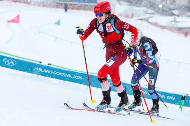 OLYMPICS - Winter Olympic Games, Olympische Spiele, Olympia, OS Milano Cortina 2026 BORMIO,ITALY,19.FEB.26 - OLYMPICS, SKI MOUNTAINEERING - Winter Olympic Games Milano Cortina 2026, sprint race. Image shows Caroline Ulrich (SUI).  GEPAxpictures xHaraldxSteiner