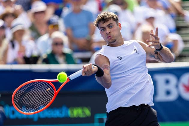 Tennis, ATP tournament in Delray Beach