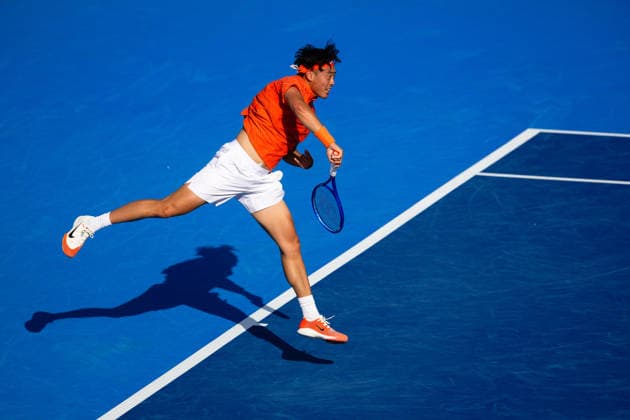 2026 Delray Beach Open - Day 3 - Coleman Wong (Hong Kong) Vs Brandon Nakashima (USA) Coleman Wong of Hong Kong plays against Brandon Nakashima of the USA during their match on Day 3 of the Delray Beach Open at the Delray Tennis Center in Delray Beach, Florida, on February 18, 2026. Delray Beach FL United States  Copyright: xMauricioxPaizx originalFilename:paiz-2026delr260218_np9Yk.jpg