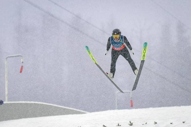 OLYMPICS - Winter Olympic Games, Olympische Spiele, Olympia, OS Milano Cortina 2026 PREDAZZO,ITALY,19.FEB.26 - OLYMPICS, NORDIC SKIING, NORDIC COMBINED, Ski jumping, Skispringen, Ski, nordisch - Winter Olympic Games Milano Cortina 2026, team sprint, large hill. Image shows Akito Watabe (JPN).  GEPAxpictures xMatthiasxTrinkl