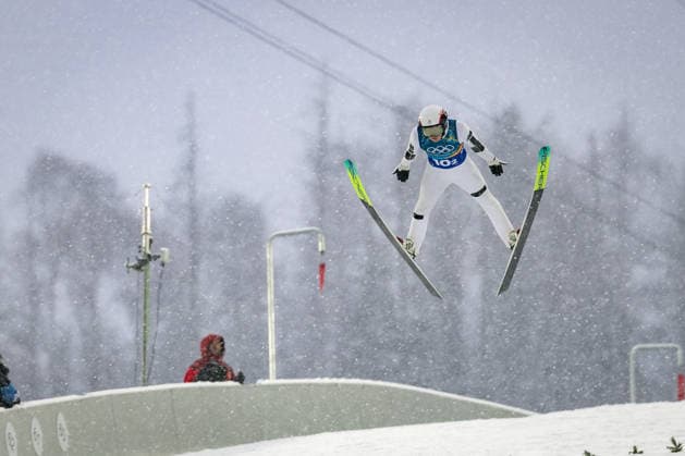OLYMPICS - Winter Olympic Games, Olympische Spiele, Olympia, OS Milano Cortina 2026 PREDAZZO,ITALY,19.FEB.26 - OLYMPICS, NORDIC SKIING, NORDIC COMBINED, Ski jumping, Skispringen, Ski, nordisch - Winter Olympic Games Milano Cortina 2026, team sprint, large hill. Image shows Ryota Yamamoto (JPN).  GEPAxpictures xMatthiasxTrinkl