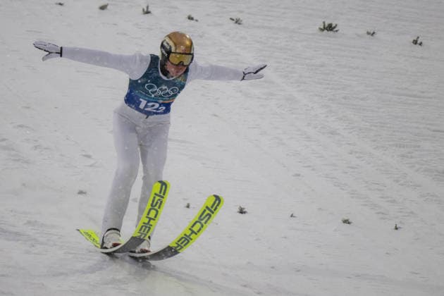 OLYMPICS - Winter Olympic Games, Olympische Spiele, Olympia, OS Milano Cortina 2026 PREDAZZO,ITALY,19.FEB.26 - OLYMPICS, NORDIC SKIING, NORDIC COMBINED, Ski jumping, Skispringen, Ski, nordisch - Winter Olympic Games Milano Cortina 2026, team sprint, large hill. Image shows Jens Luraas Oftebro (NOR).  GEPAxpictures xOliverxLerch