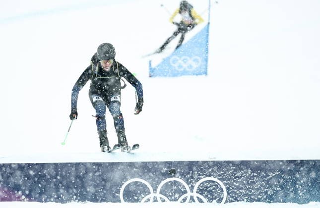 ITALY, LOMBARDY - FEBRUARY 19, 2026: Nikita Filippov of Russia competes in the men s ski mountaineering sprint heats during the 2026 Winter Olympic Games, Olympische Spiele, Olympia, OS on the Stelvio slope of the Bormio Ski Resort in Bormio, Province of Sondrio 2026 Winter Olympics: Ski Mountaineering  - ZUMAt113 20260219_zaa_t113_076 Copyright: xMikhailxTereshchenkox