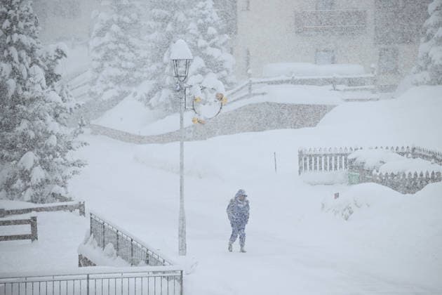 Milano Cortina 2026, snowfall in Livigno