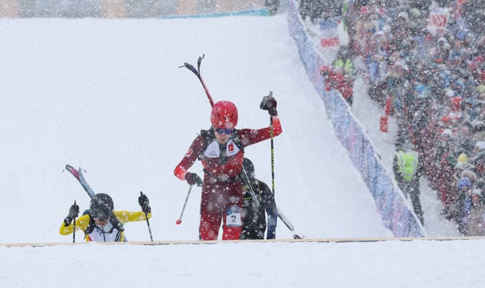 Milano Cortina 2026 - XXV Olympic Winter games, Winterspiele,Spiele, Summer games Bormio - Italy 19 February,2026 Men s Ski Mountaineering Image Show: Kistler J SUI  Copyright: xSergioxBisi IPAxSportx xipa-agency.netx xx IPA_71723786 IPA_Agency_IPA71723786
