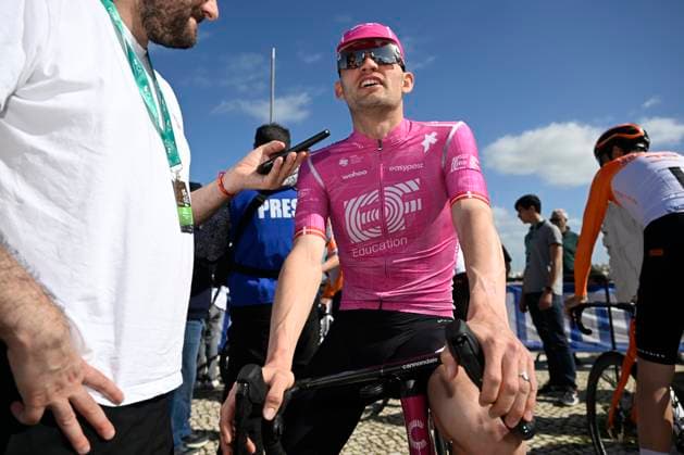 Volta Algarve 2026 Stage 2 FOIA (MONCHIQUE), PORTUGAL - FEBRUARY 19 : Asgreen Kasper (DEN) of EF Education - Easypost during stage 2 of the 52th edition of Volta Algarve an UCI ProSeries 2.Pro cycling road race stage for Men Elite of 147.2 km with start in Portimao and finish in Foia (Monchique) on February 19, 2026 in Foia (Monchique), Portugal, 19 02 2026 ( Motordriver Guy De Vuyst - Foia (Monchique) Portugal  Copyright: xNicoxVereeckenx