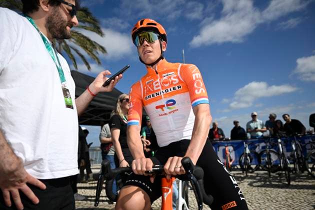 Volta Algarve 2026 Stage 2 FOIA (MONCHIQUE), PORTUGAL - FEBRUARY 19 : Jungels Bob (LUX) of INEOS Grenadiers during stage 2 of the 52th edition of Volta Algarve an UCI ProSeries 2.Pro cycling road race stage for Men Elite of 147.2 km with start in Portimao and finish in Foia (Monchique) on February 19, 2026 in Foia (Monchique), Portugal, 19 02 2026 ( Motordriver Guy De Vuyst - Foia (Monchique) Portugal  Copyright: xNicoxVereeckenx