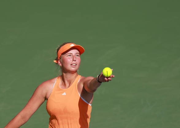 Clara Tauson, Dubai Duty Free Tennis Championships, Dubai, U A E , Copyright: xJuergenxHasenkopfx