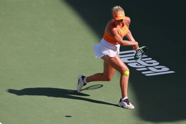 Clara Tauson, Dubai Duty Free Tennis Championships, Dubai, U A E , Copyright: xJuergenxHasenkopfx