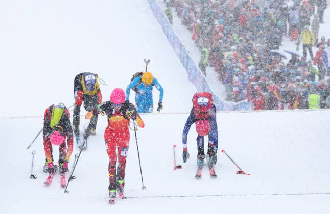 Milano Cortina 2026 - XXV Olympic Winter games, Winterspiele,Spiele, Summer games Bormio - Italy 19 February,2026 Men s Ski Mountaineering Image Show: Cordona  Copyright: xSergioxBisi IPAxSportx xipa-agency.netx xx IPA_71723769 IPA_Agency_IPA71723769