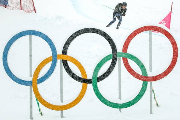 ITALY, LOMBARDY - FEBRUARY 19, 2026: Nikita Filippov of Russia competes in the men s ski mountaineering sprint semifinals during the 2026 Winter Olympic Games, Olympische Spiele, Olympia, OS on the Stelvio slope of the Bormio Ski Resort in Bormio, Province of Sondrio. Mikhail Tereshchenko TASS  88944568