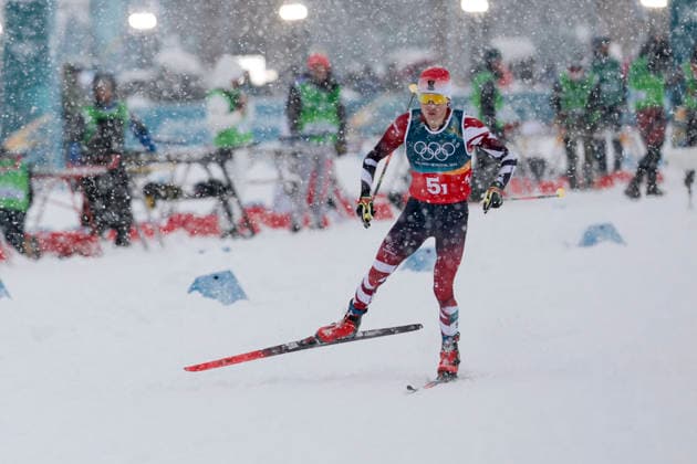 OLYMPICS - Winter Olympic Games, Olympische Spiele, Olympia, OS Milano Cortina 2026 TESERO,ITALY,19.FEB.26 - OLYMPICS, NORDIC SKIING, NORDIC COMBINED, CROSS COUNTRY - Winter Olympic Games Milano Cortina 2026, team sprint, 2x7.5km. Image shows Stefan Rettenegger (AUT).  GEPAxpictures xMatthiasxTrinkl