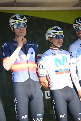19-02-2026 Vuelta Andalucia; Tappa 02 Torrox - Otura; 2026, Movistar; Romeo Abad, Ivan; Aular Sanabria, Orluis; Torrox; 