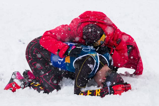 Winter Olympics in Milan Cortina 2026 Val di Fiemme, Italy 20260219. Vinzenz Geiger and Johannes Rydzek from Germany during the combined team sprint 2 x 7.5 km Tesero CC-Stadium during the Winter Olympics in Milano Cortina 2026. Photo: Lise Aserud NTB Val di Fiemme Italy EDITORIAL USE ONLY. RESTRICTED USE FOR BETTING COMPANIES Ref:_SPOy9F9B_W_THk.jpg *** Winter Olympics in Milan Cortina 2026 Val di Fiemme, Italy 20260219 Vinzenz Geiger and Johannes Rydzek from Germany during the combined team sprint 2 x 7 5 km Tesero CC Stadium during the Winter Olympics in Milano Cortina 2026 Photo Lise Aserud NTB Val di Fiemme Italy EDITORIAL USE ONLY RESTRICTED USE FOR BETTING COMPANIES  Copyright: xLisexAserudx xNTBx