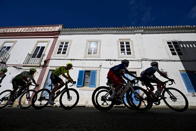 Volta Algarve 2026 Stage 2 FOIA (MONCHIQUE), PORTUGAL - FEBRUARY 19 : illustration picture of the riders during stage 2 of the 52th edition of Volta Algarve an UCI ProSeries 2.Pro cycling road race stage for Men Elite of 147.2 km with start in Portimao and finish in Foia (Monchique) on February 19, 2026 in Foia (Monchique), Portugal, 19 02 2026 ( Motordriver Guy De Vuyst - Foia (Monchique) Portugal  Copyright: xNicoxVereeckenx