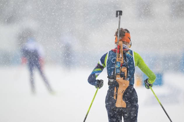 260219 A Slovenian athlete in snowfall at a biathlon training session during day 13 of the 2026 Winter Olympics on February 19, 2026 in Anterselva. Photo: Mathias Bergeld BILDBYRAN kod MB MB1338 skidskytte biathlon skiskyting Olympic Games, Olympische Spiele, Olympia, OS olympics winter olympics os ol olympiska spel vinter-os olympiske leker milano cortina 2026 milan cortina 2026 milano cortina 2026 olympic games milano cortina 2026 winter olympic games milano cortina-os milano cortina-ol vinter-ol 13 bbeng träning training slovenien genre snö snöfall *** 260219 A Slovenian athlete in snowfall at a biathlon training session during day 13 of the 2026 Winter Olympics on February 19, 2026 in Anterselva Photo Mathias Bergeld BILDBYRAN code MB MB1338 biathlon biathlon olympic games olympics olympics winter olympics os ol olympic games winter os olympic games milano cortina 2026 milan cortina 2026 milano cortina 2026 olympic games milano cortina 2026 winter olympic games milano cortina os milano cortina ol winter ol 13 bbeng training training slovenia genre snow snowfall  Copyright: MATHIASxBERGELD BB260219MB015